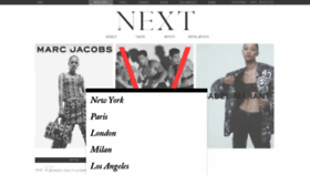 What Nextmodels.com website looked like in 2022 (1 year ago)