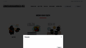 What Nickdaoquan.vn website looked like in 2022 (1 year ago)