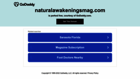 What Naturalawakeningsmag.com website looked like in 2022 (1 year ago)