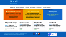 What Nomuli.com website looked like in 2023 (1 year ago)