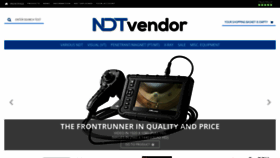 What Ndtvendor.com website looked like in 2023 (1 year ago)