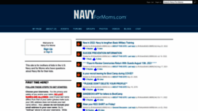 What Navyformoms.com website looked like in 2023 (1 year ago)