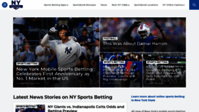 What Nysportsday.com website looked like in 2023 (1 year ago)