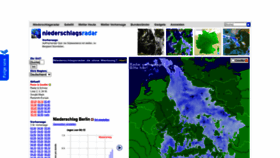 What Niederschlagsradar.de website looked like in 2023 (1 year ago)