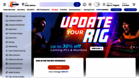 What Newegg.com website looked like in 2023 (1 year ago)