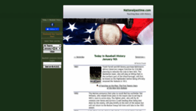 What Nationalpastime.com website looked like in 2023 (1 year ago)