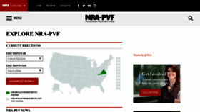 What Nrapvf.org website looked like in 2023 (1 year ago)