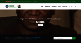 What Nddc.gov.ng website looked like in 2023 (1 year ago)
