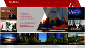 What Nomura.com website looked like in 2023 (1 year ago)