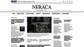 What Neraca.co.id website looked like in 2023 (1 year ago)