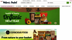 What Naturesbasket.co.in website looked like in 2023 (1 year ago)