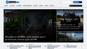 What Novonoticias.com.br website looked like in 2023 (3 years ago)