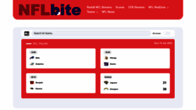 What Nflbite.com website looked like in 2023 (1 year ago)