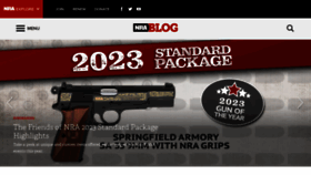What Nrablog.com website looked like in 2023 (1 year ago)