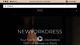 What Newyorkdress.com website looked like in 2023 (1 year ago)