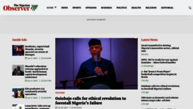 What Nigerianobservernews.com website looked like in 2023 (1 year ago)