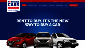 What Nofinancecars.co.za website looked like in 2023 (1 year ago)