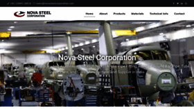What Novasteelcorporation.com website looked like in 2023 (1 year ago)