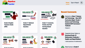 What Nepaleseteacher.org website looked like in 2023 (1 year ago)