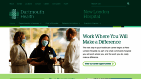 What Newlondonhospital.org website looked like in 2023 (1 year ago)