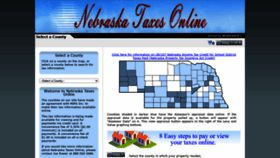 What Nebraskataxesonline.us website looked like in 2023 (1 year ago)