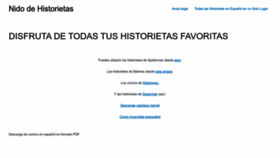 What Nidodehistorietas.com website looked like in 2023 (1 year ago)