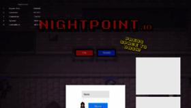 What Nightpoint.io website looked like in 2023 (1 year ago)
