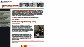 What Ncrel.org website looked like in 2023 (3 years ago)