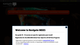 What Nides.bc.ca website looked like in 2023 (1 year ago)
