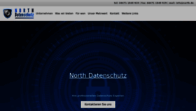 What North.de website looked like in 2023 (1 year ago)