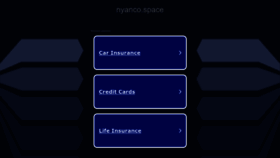 What Nyanco.space website looked like in 2023 (1 year ago)