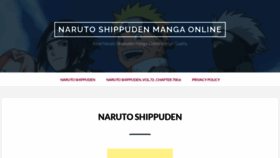 What Narutoshippuden.online website looked like in 2023 (1 year ago)