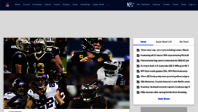 What Nfl.com website looked like in 2023 (1 year ago)