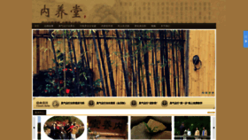 What Neiyang.org website looked like in 2023 (1 year ago)