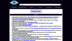What Nmap.org website looked like in 2023 (1 year ago)