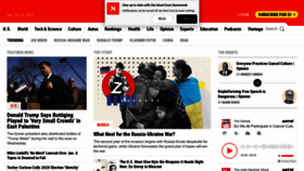 What Newsweek.com website looked like in 2023 (1 year ago)