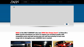 What Nova-auto.com website looked like in 2023 (1 year ago)