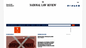 What Natlawreview.com website looked like in 2023 (1 year ago)