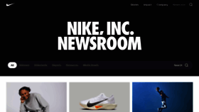 What Nikeinc.com website looked like in 2023 (1 year ago)