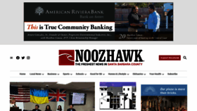What Noozhawk.com website looked like in 2023 (1 year ago)