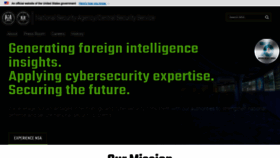 What Nsa.gov website looked like in 2023 (1 year ago)