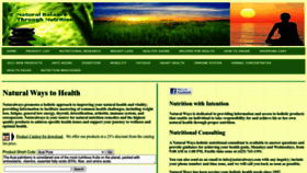 What Naturalways.com website looked like in 2023 (1 year ago)