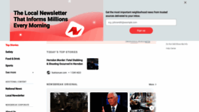 What Newsbreak.com website looked like in 2023 (1 year ago)