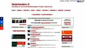 What Nederlanders.fr website looked like in 2023 (1 year ago)