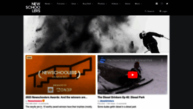 What Newschoolers.com website looked like in 2023 (1 year ago)