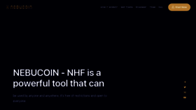 What Nebucoin.io website looked like in 2023 (1 year ago)