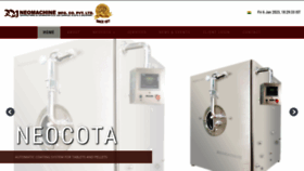 What Neocota.com website looked like in 2023 (1 year ago)