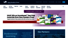 What Newreaderspress.com website looked like in 2023 (1 year ago)