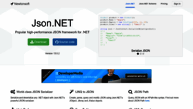 What Newtonsoft.com website looked like in 2023 (1 year ago)