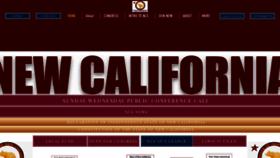 What Newcaliforniastate.com website looked like in 2023 (1 year ago)
